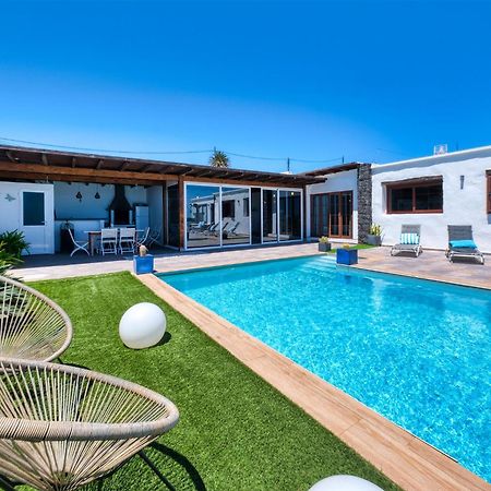 Villa Macher Piscina Y Bar Piscina Tías Buitenkant foto